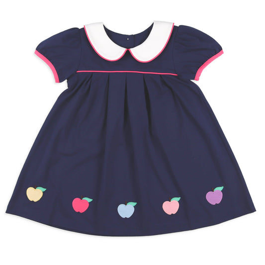 Girls Genevieve Dress - Preppy Apples