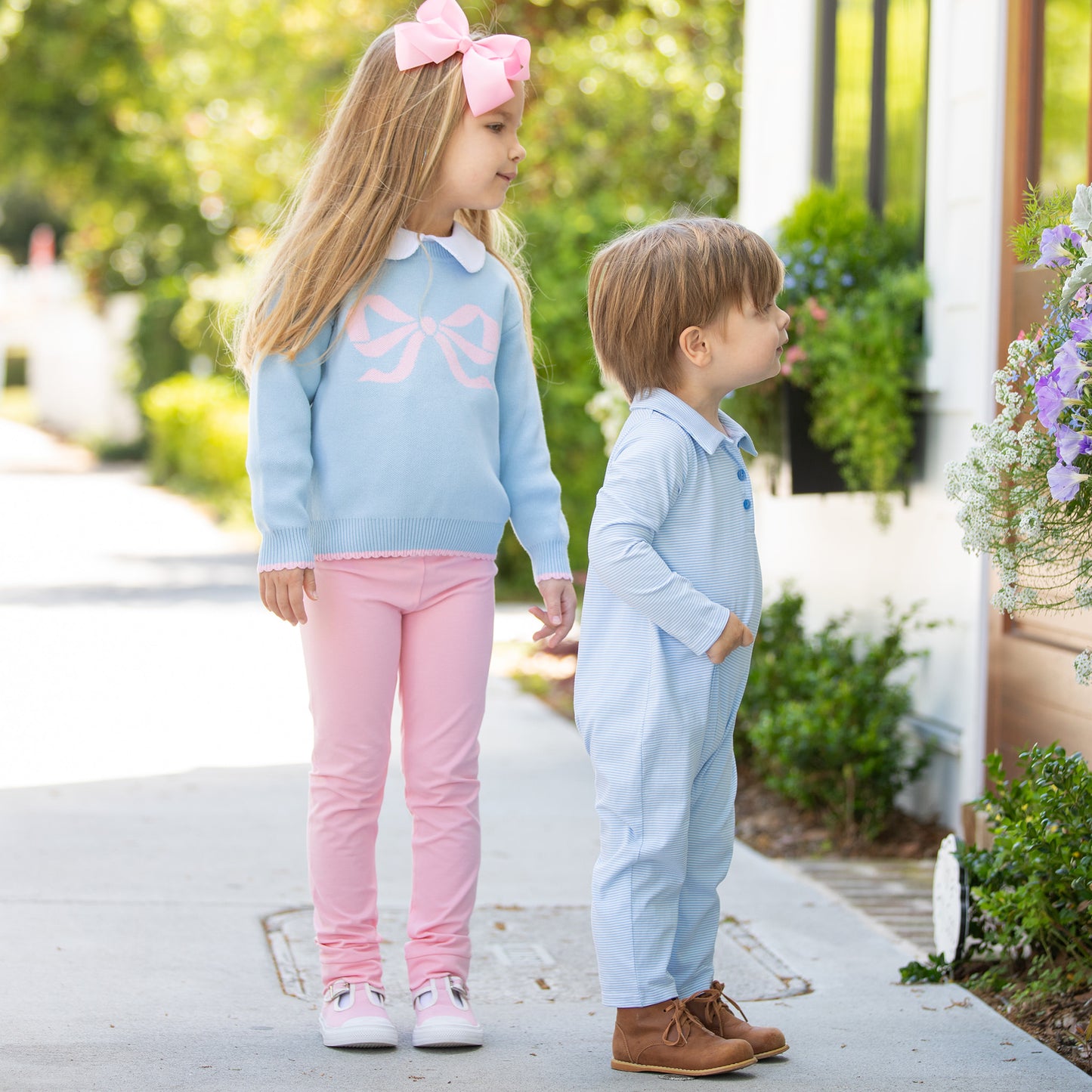 Sweater - Pink Bow