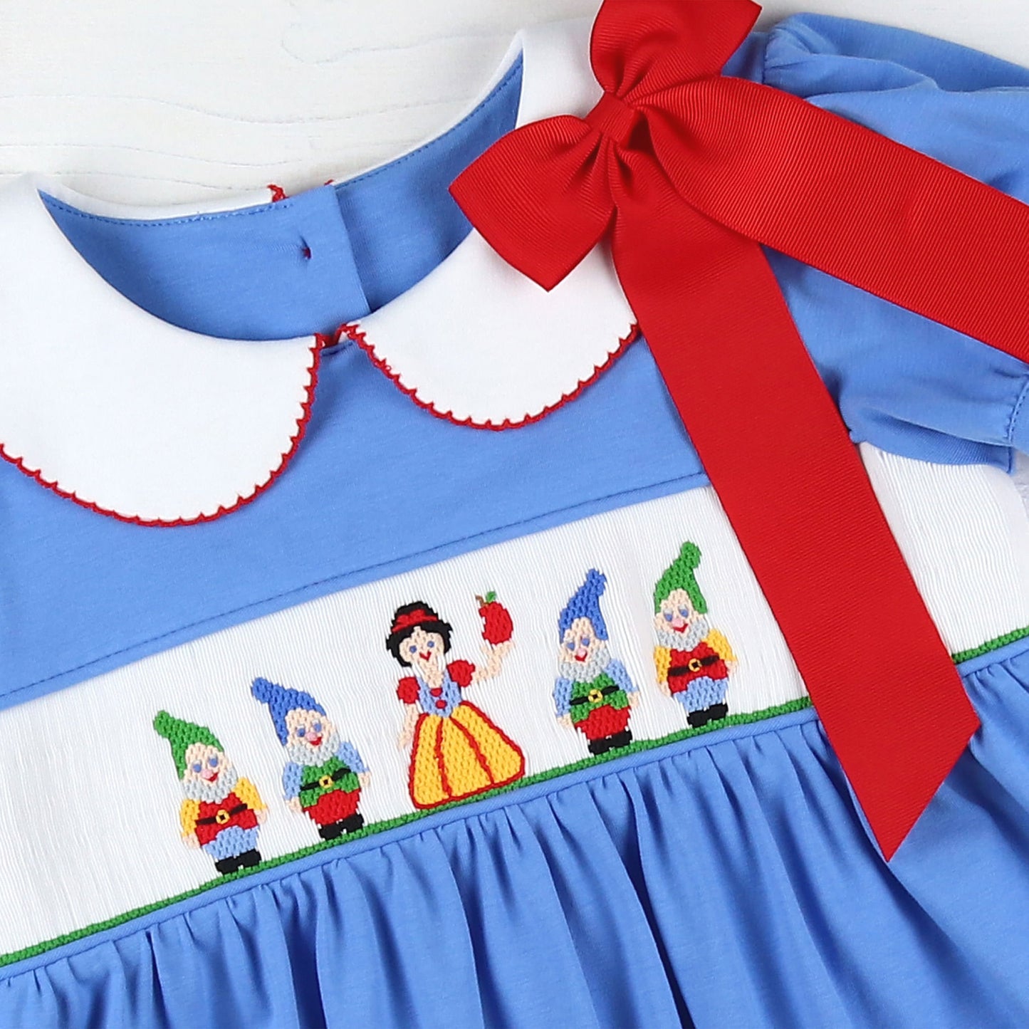 Snow White Smocked Dress