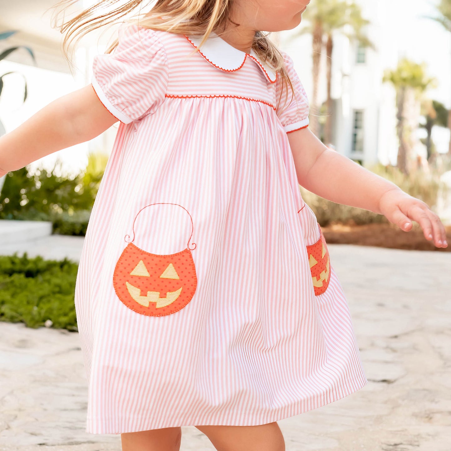 Halloween Pumpkin Pocket Dress