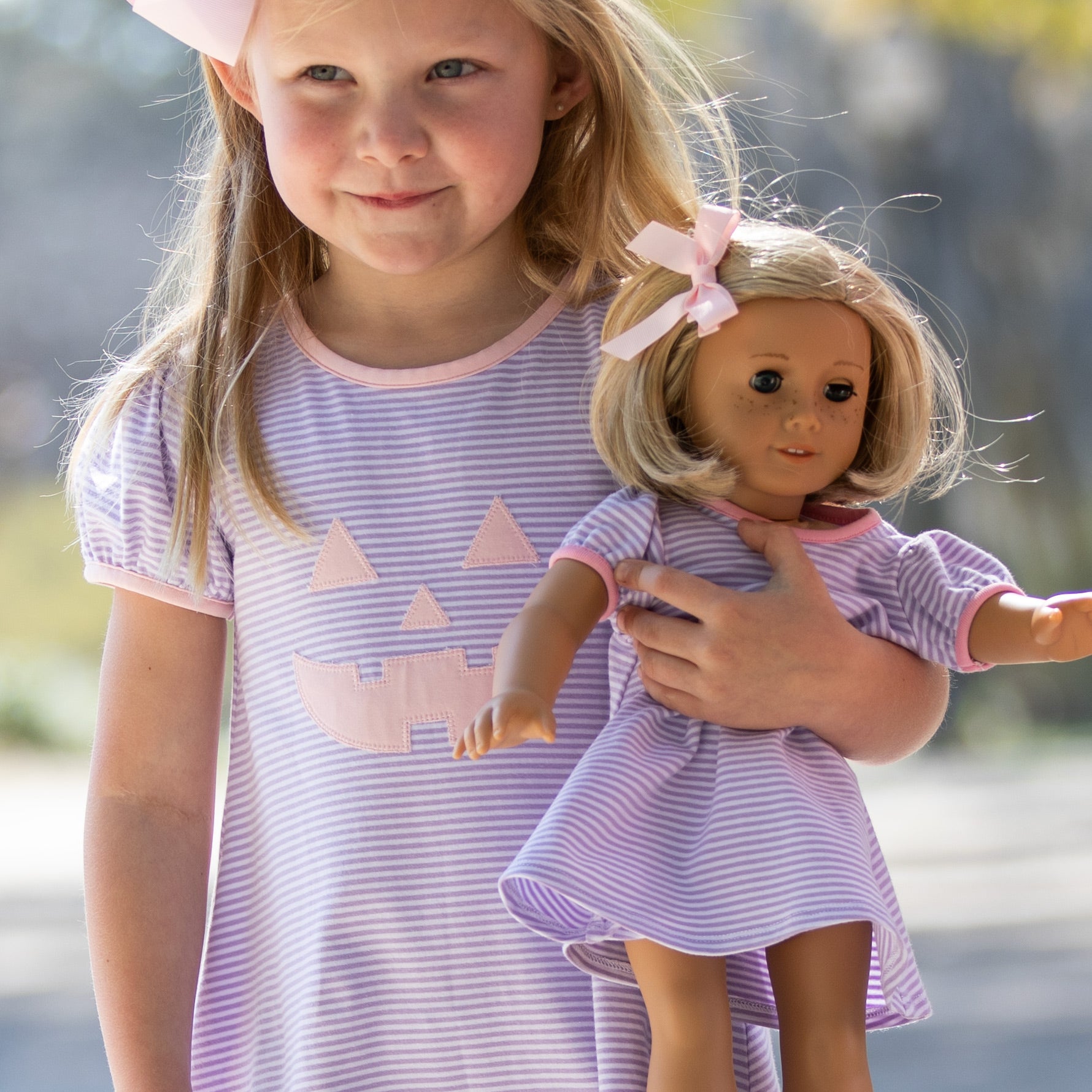 Pumpkin Party Dress Doll boutique children's clothing