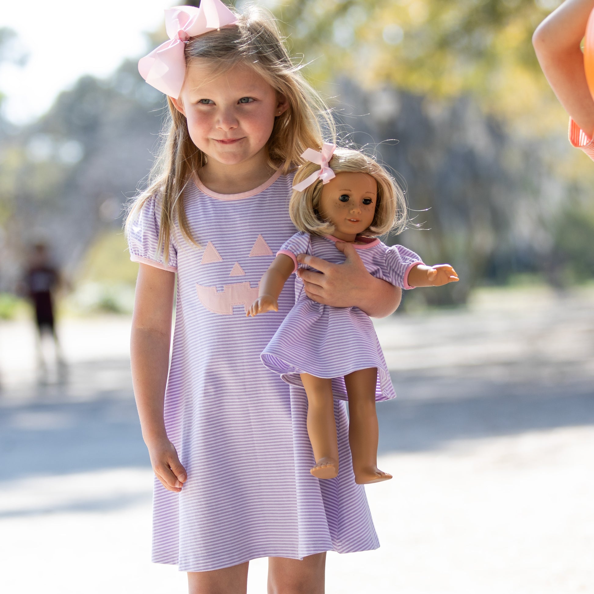Pumpkin Party Dress boutique children's clothing