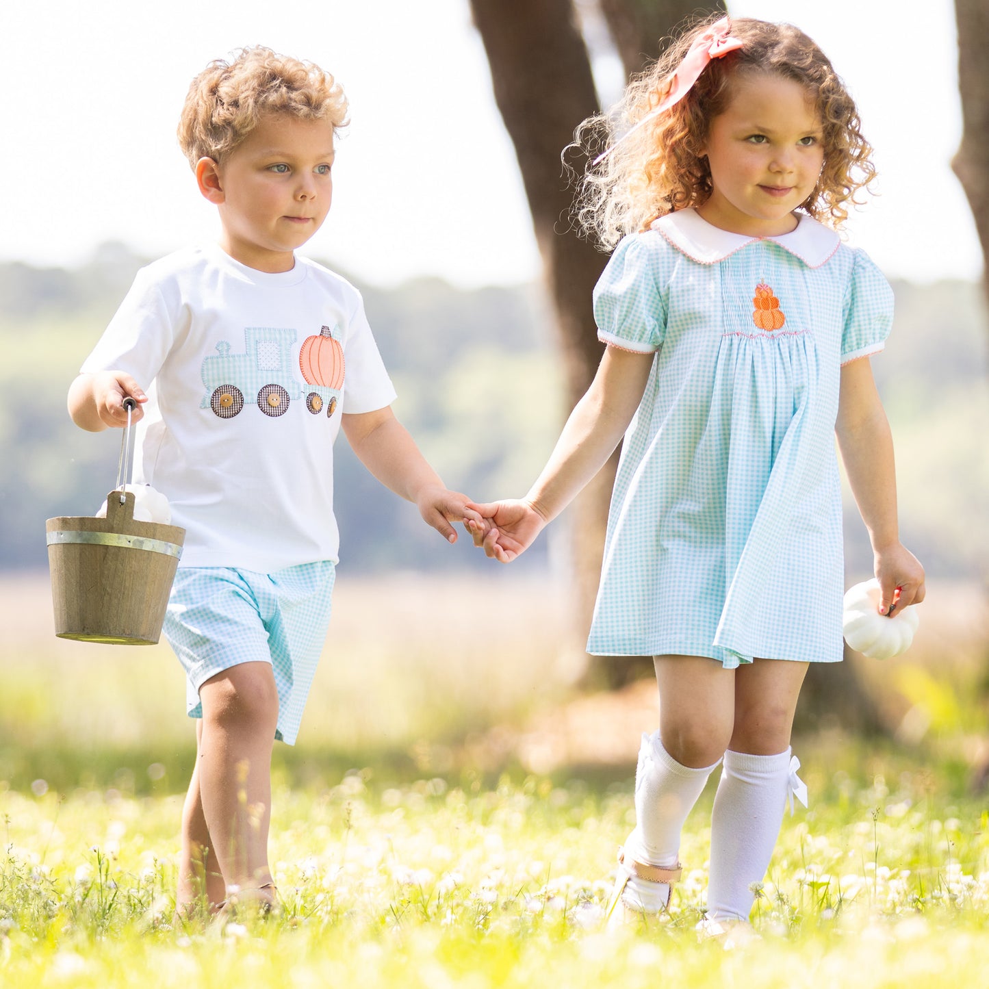 Pumpkin Patch Smocked Knit Dress