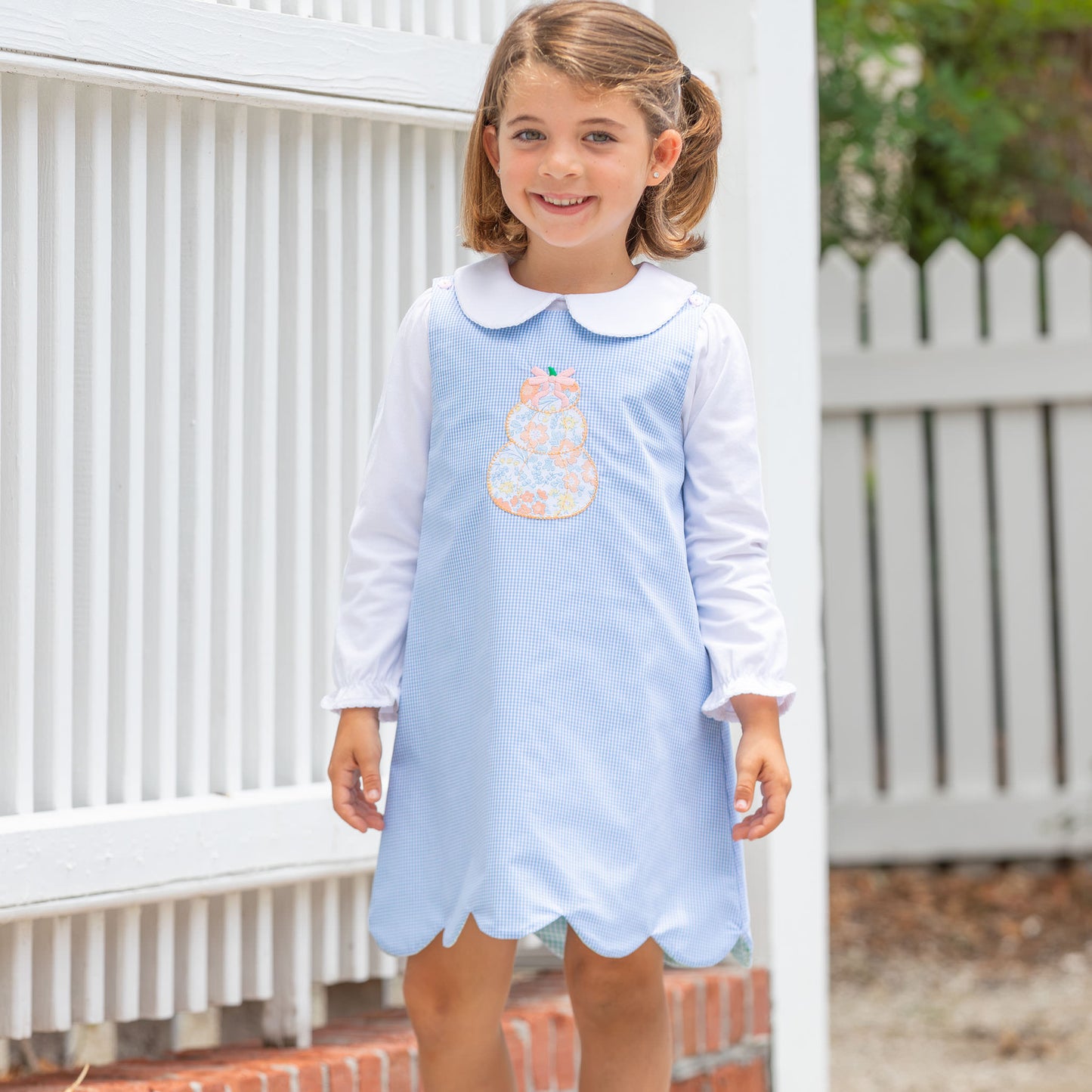 Girls Reversible Jumper - Pumpkin / Santa
