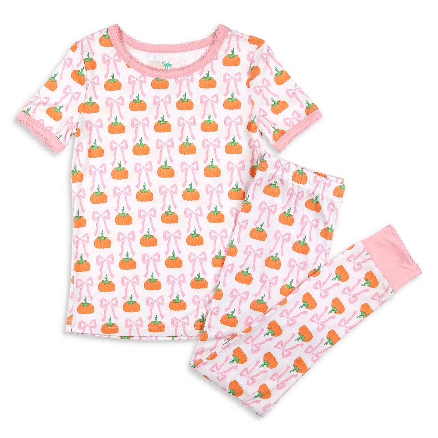 Girls Bamboo Loungewear - Pumpkins