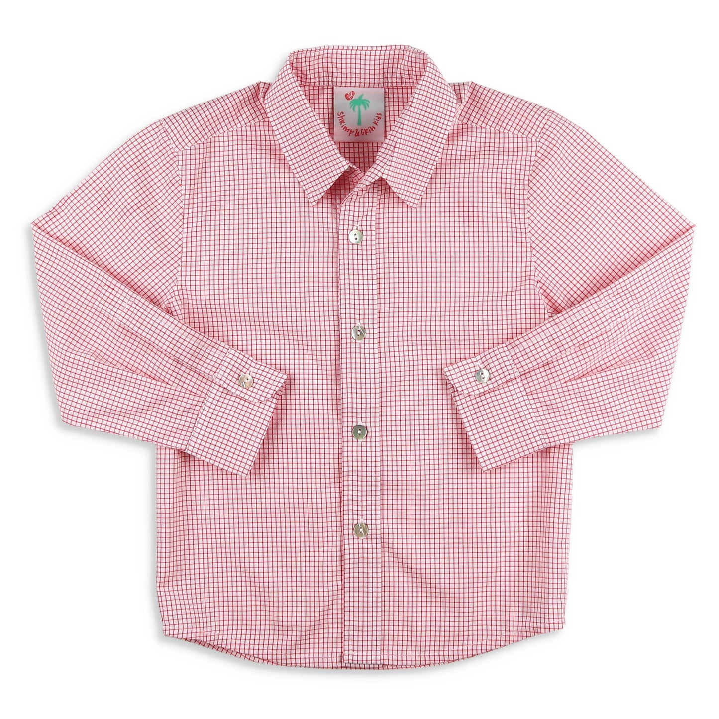 Boys Oxford - Red Check