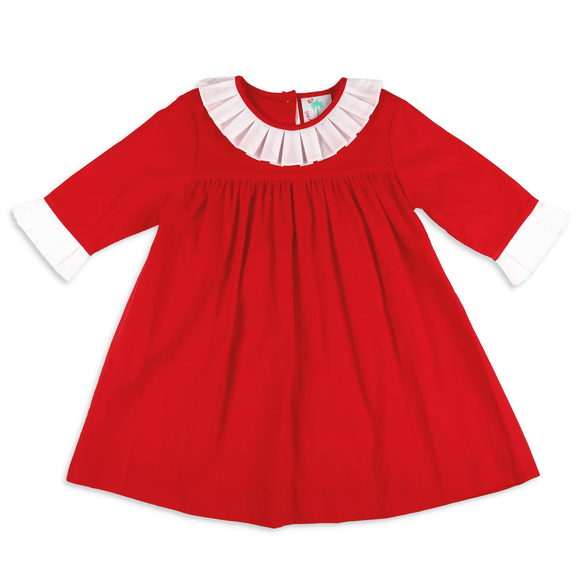 Red Cord Scarlett Dress - Shrimp and Grits Kids - Shrimp and Grits Kids