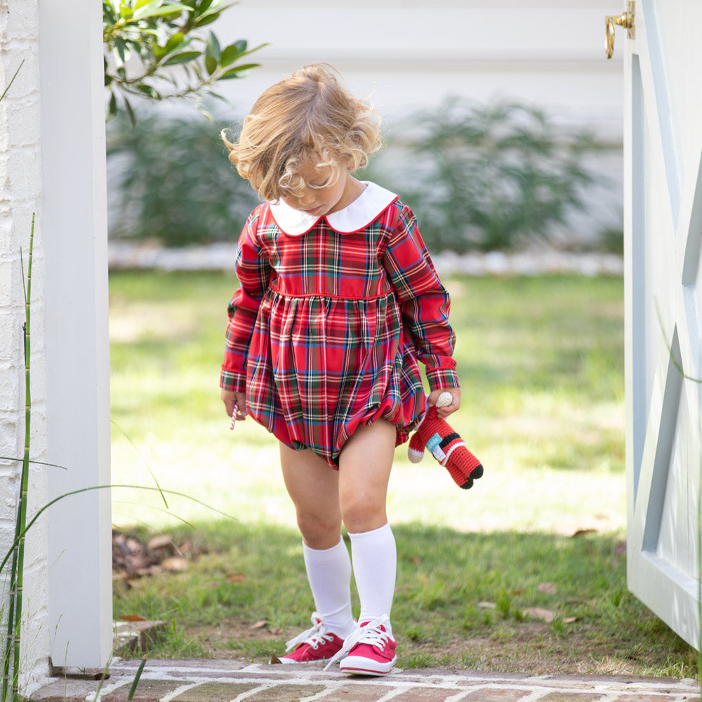 Red Plaid Bubble