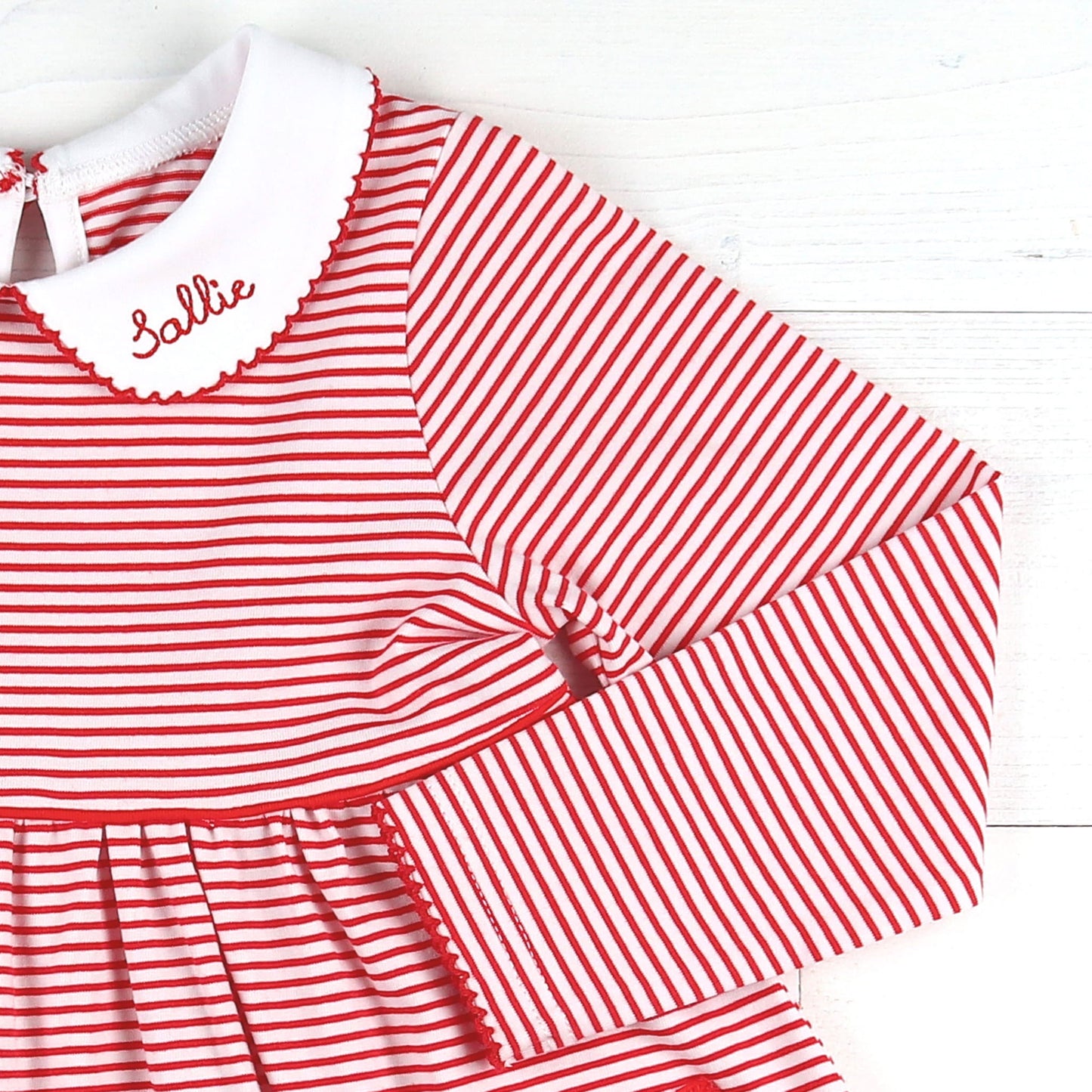 Classic Red Stripe Dress
