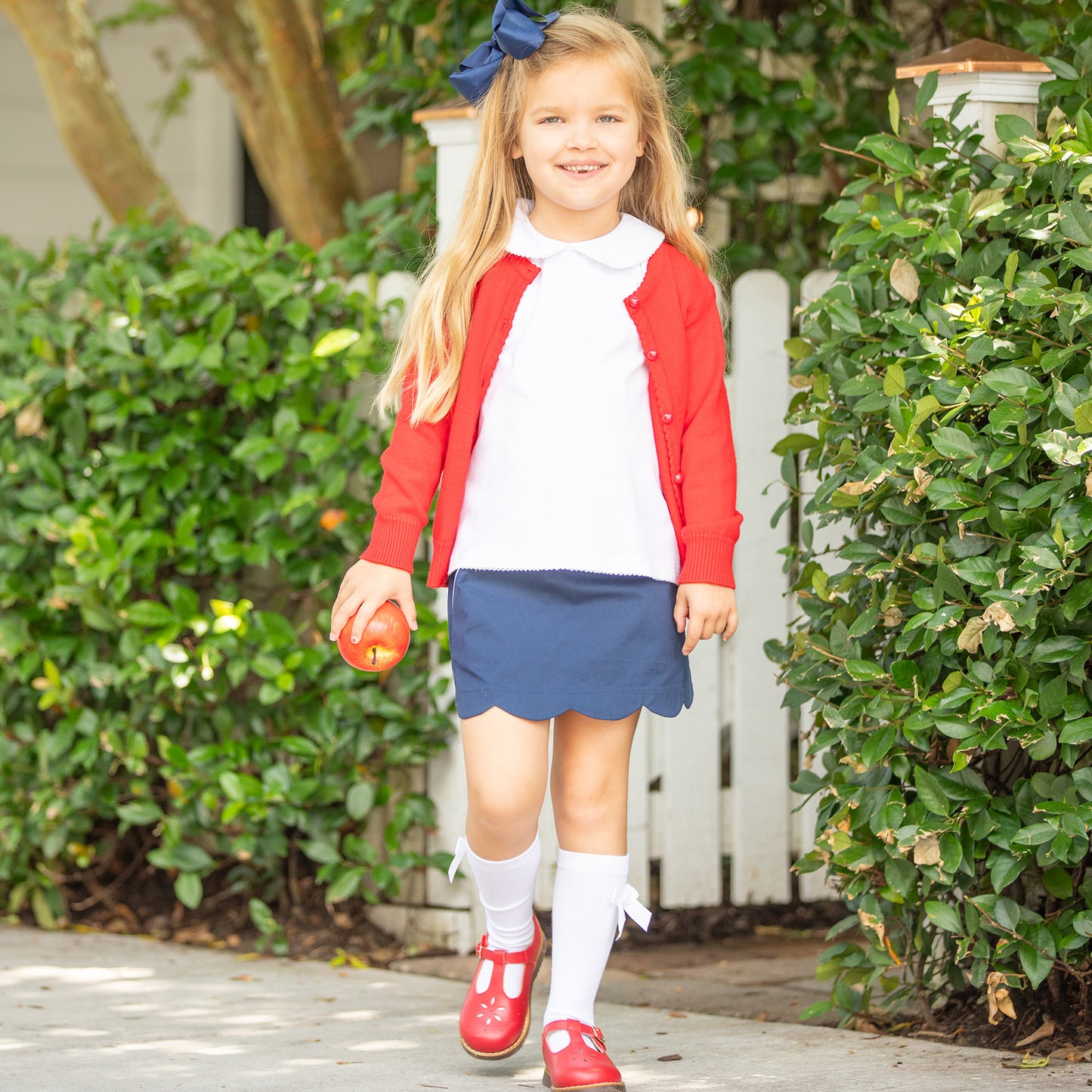 Girls Red Sweater