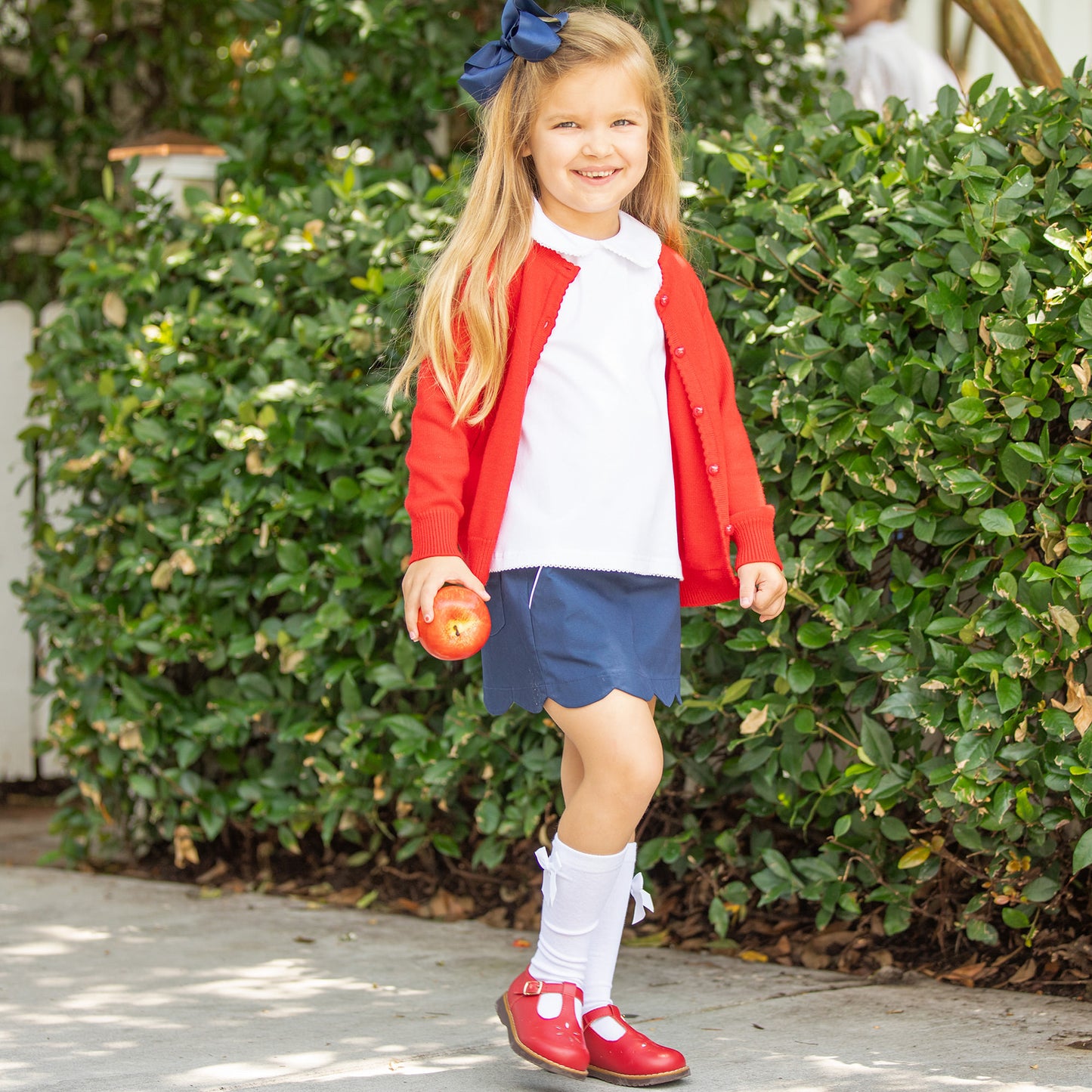 Girls Red Sweater