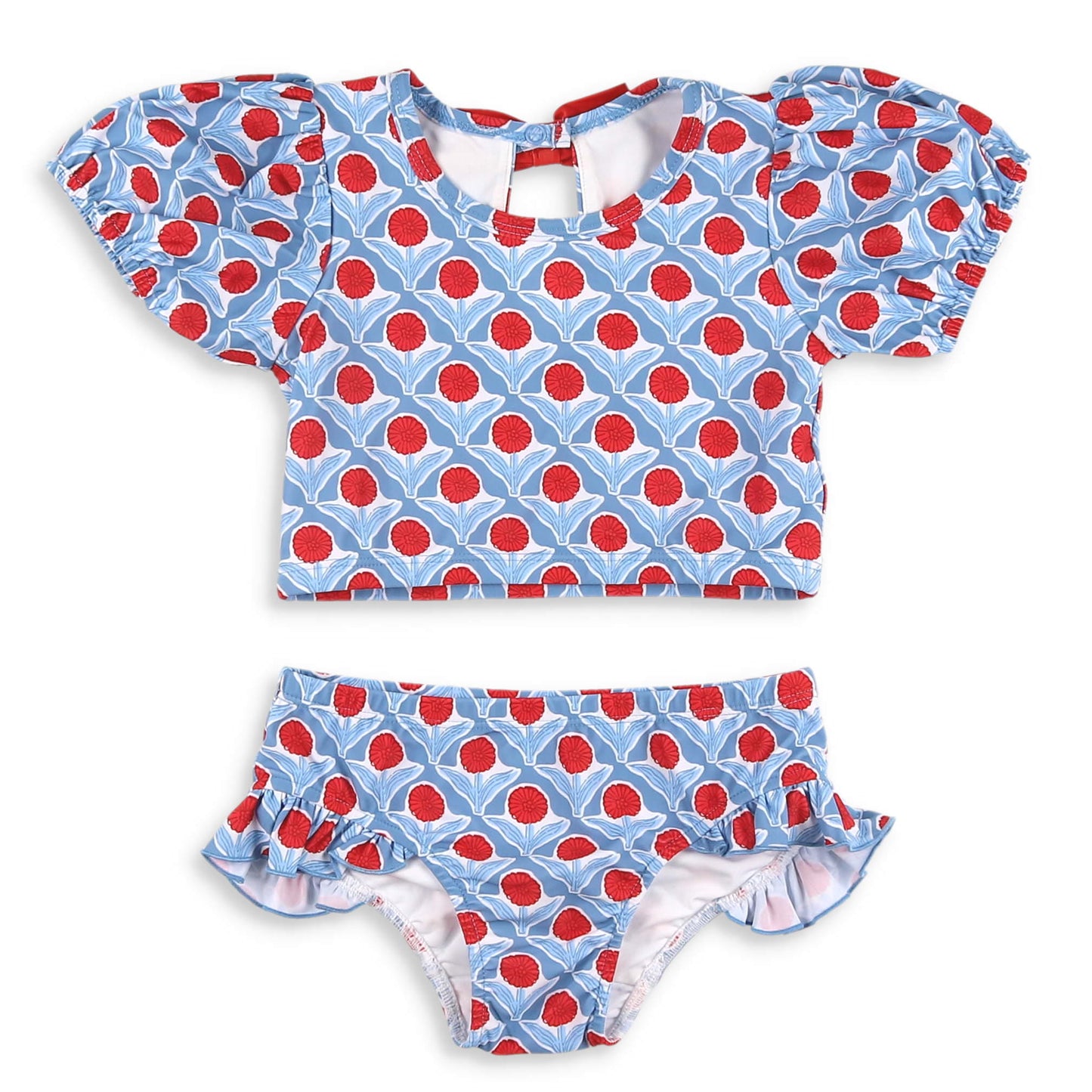 Red, White & Bloom Bikini