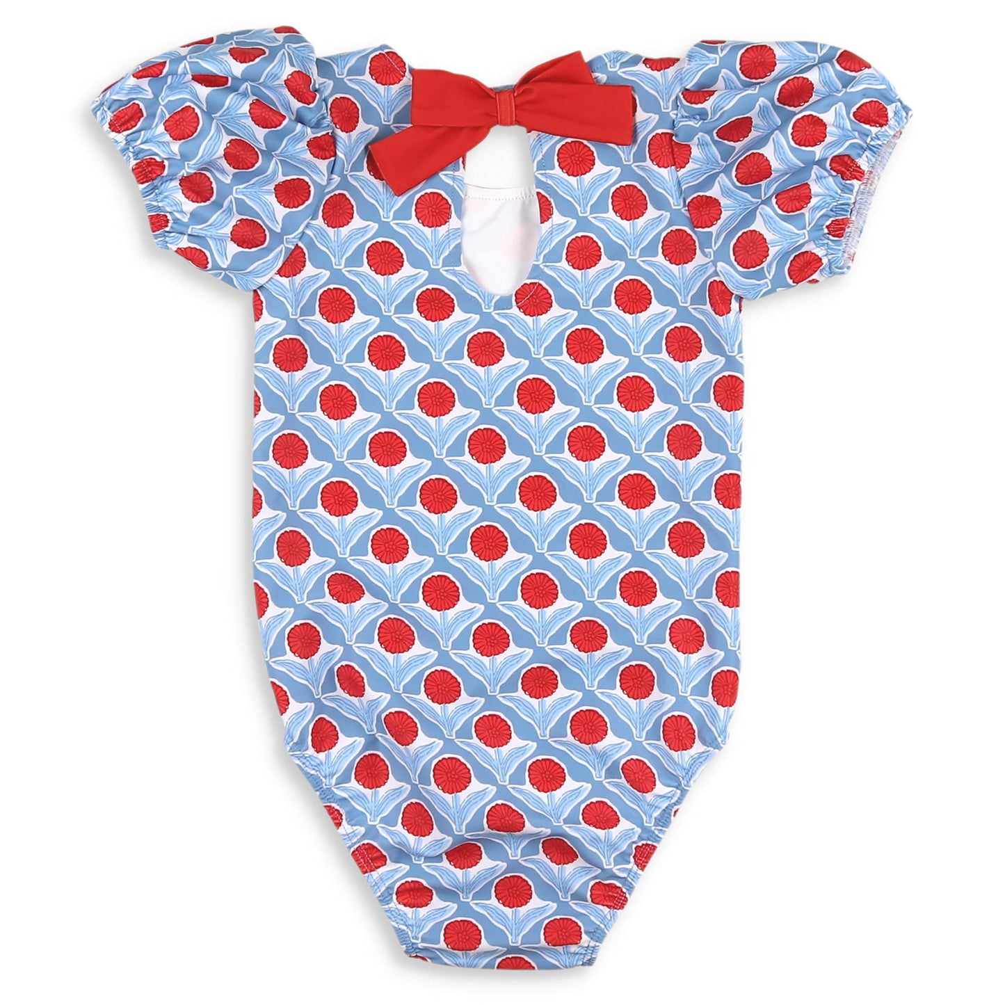 Red, White & Bloom One-Piece