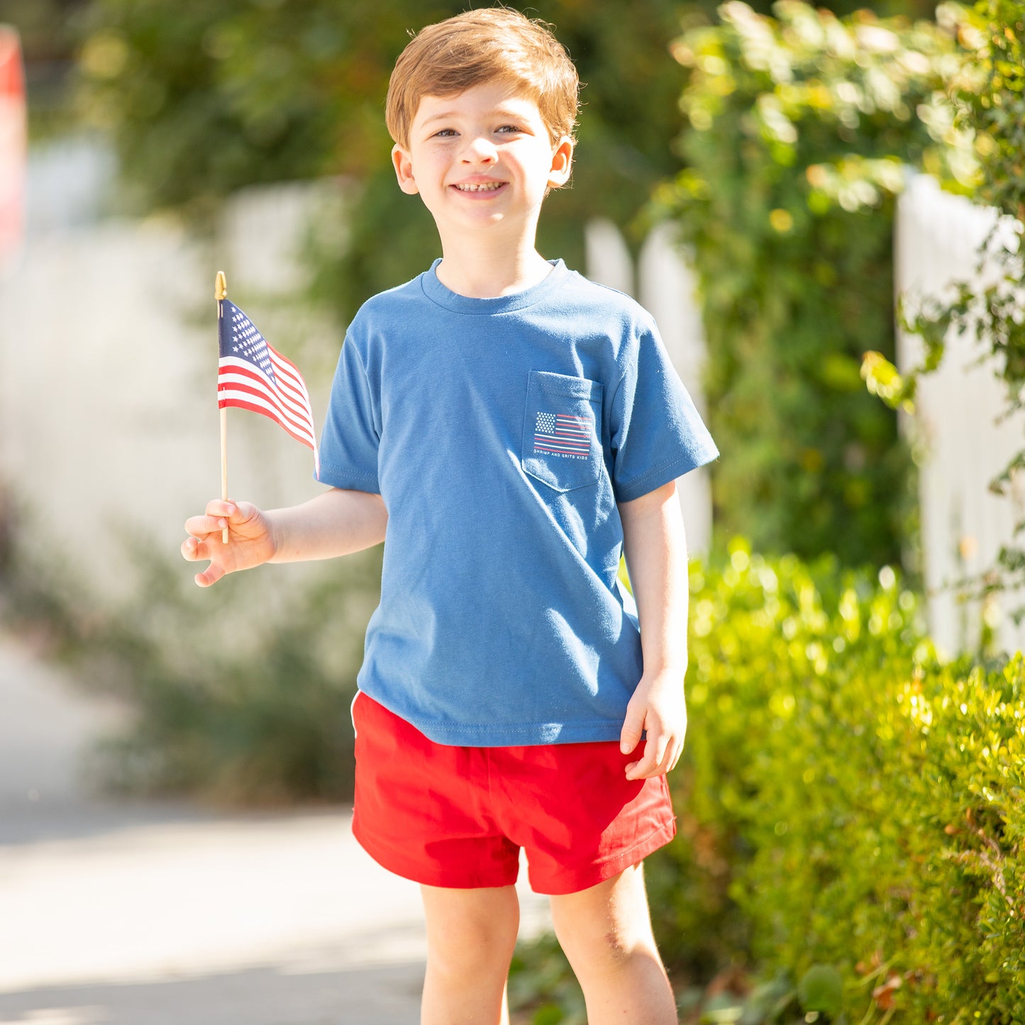 Boys Graphic Tee - Red, White, & Blue