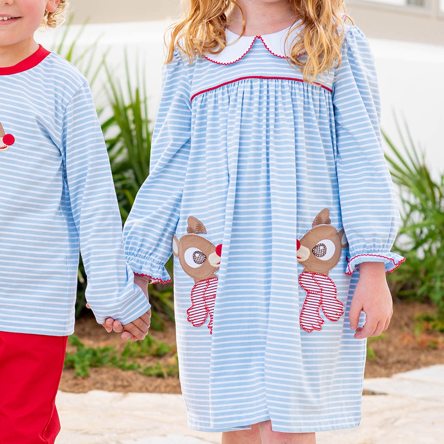 Girls Genevieve Dress - Rudolph