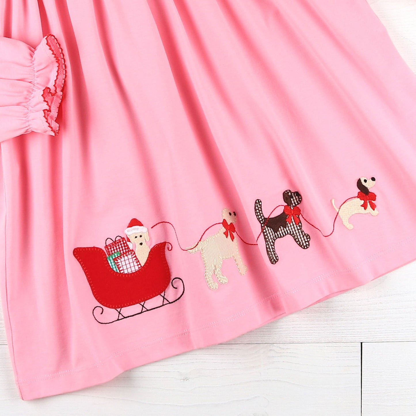 Girls Genevieve Dress - Happy Pawlidays