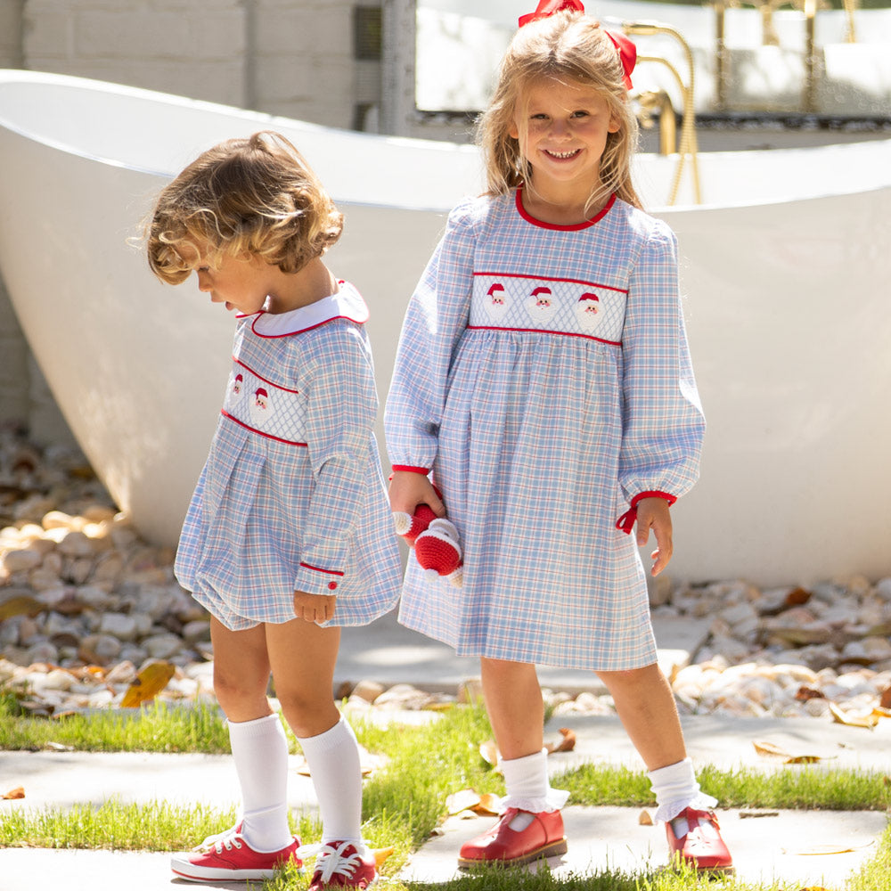 Santa Smocked Dress