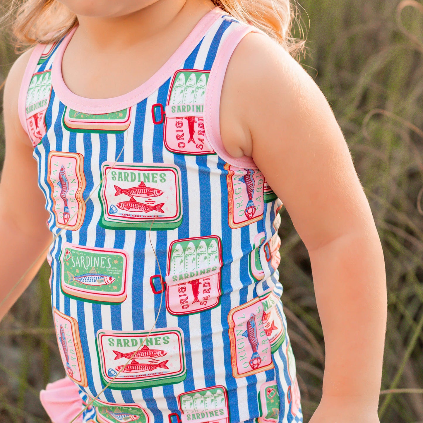 Sardine Stripe One-Piece