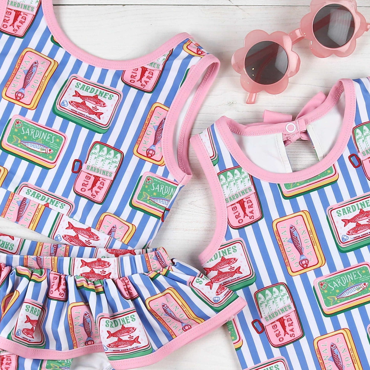 Sardine Stripe One-Piece