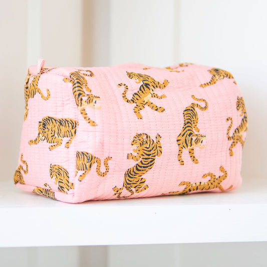 Sasha Quilted Makeup Bag