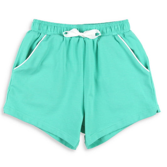 Boys Shrimp Shorts - Seafoam Knit