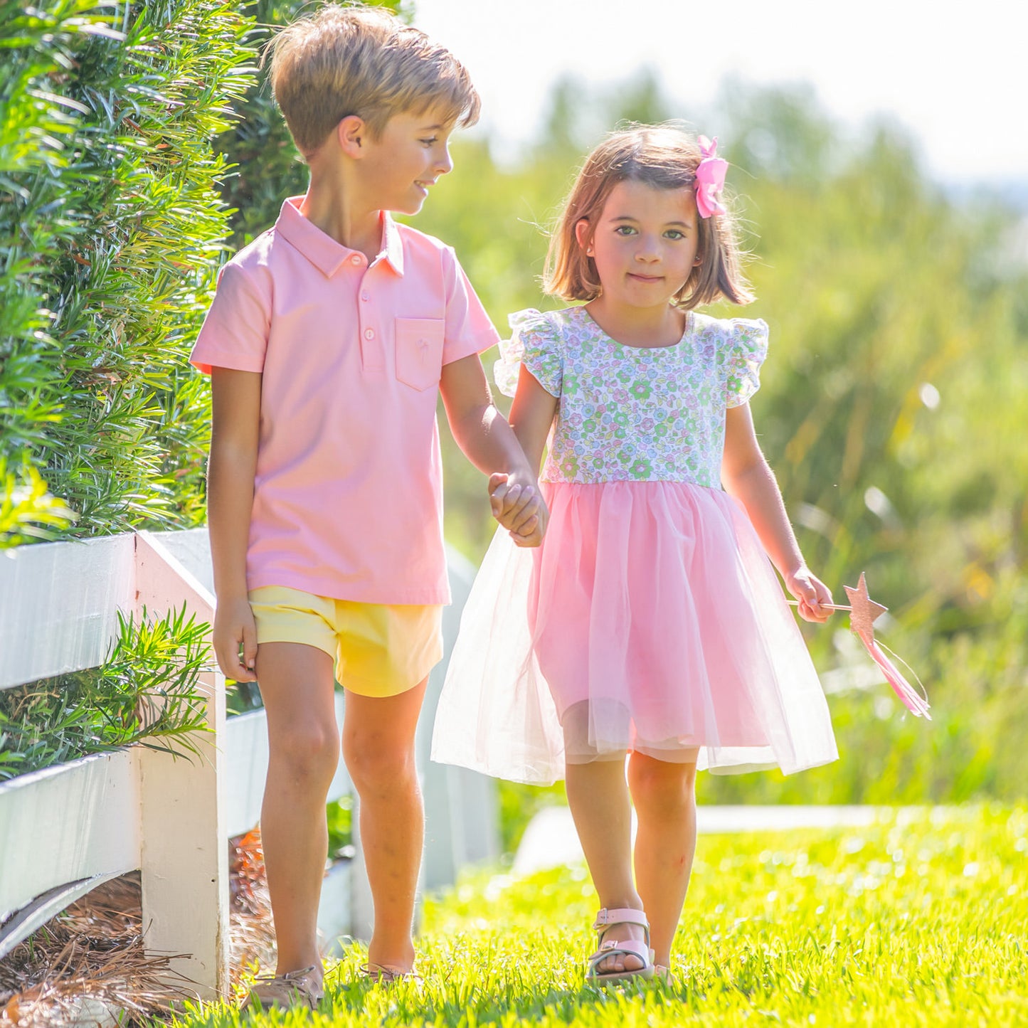 Boys Pocket Polo - Pawleys Island Pink