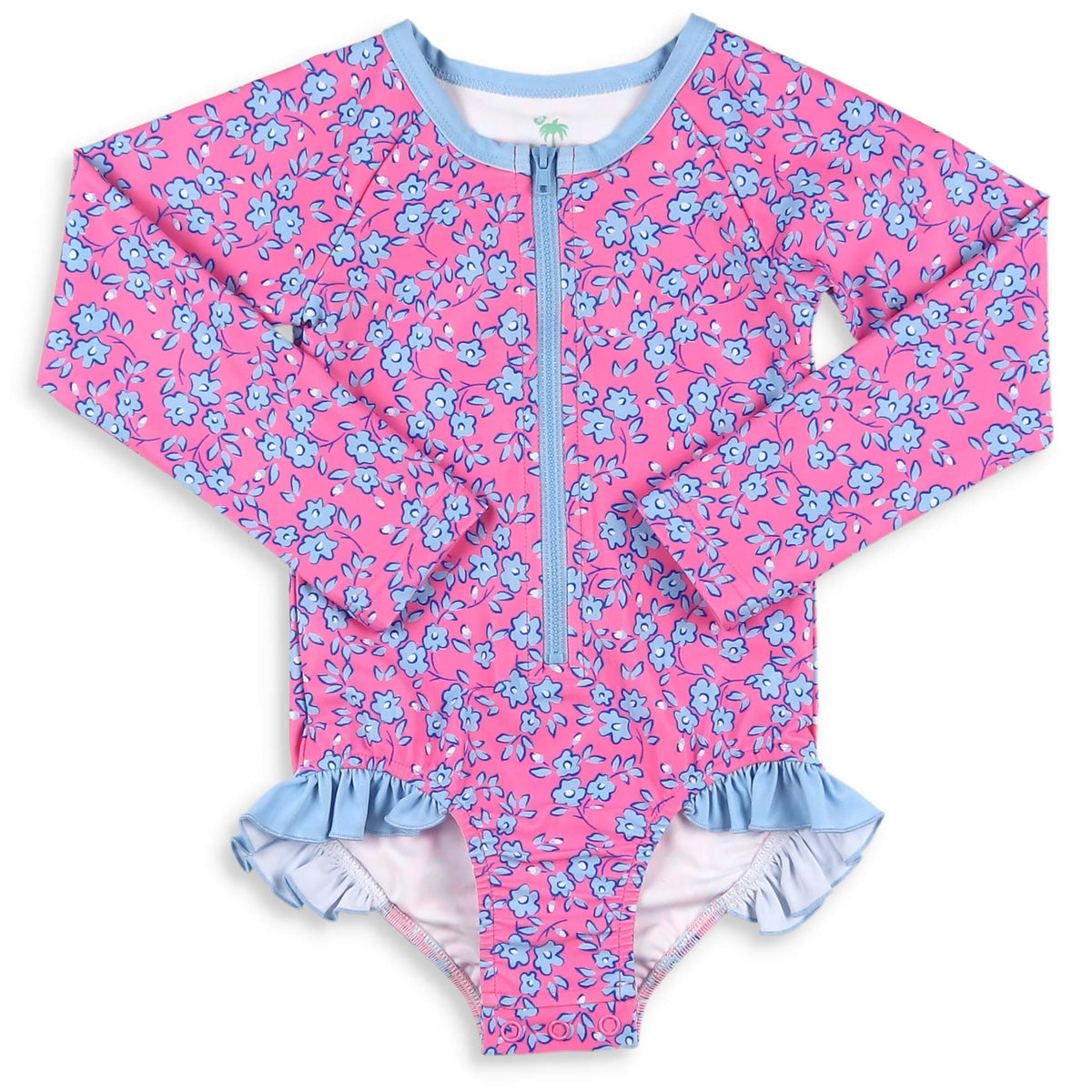Seaside Petals Rashguard Suit – Shrimp and Grits Kids