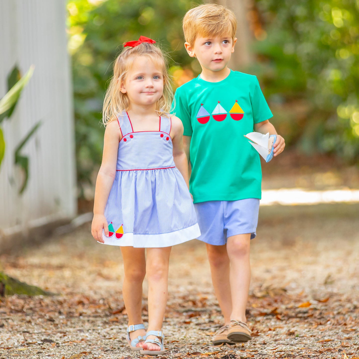 Boys Applique Shirt - Set Sail