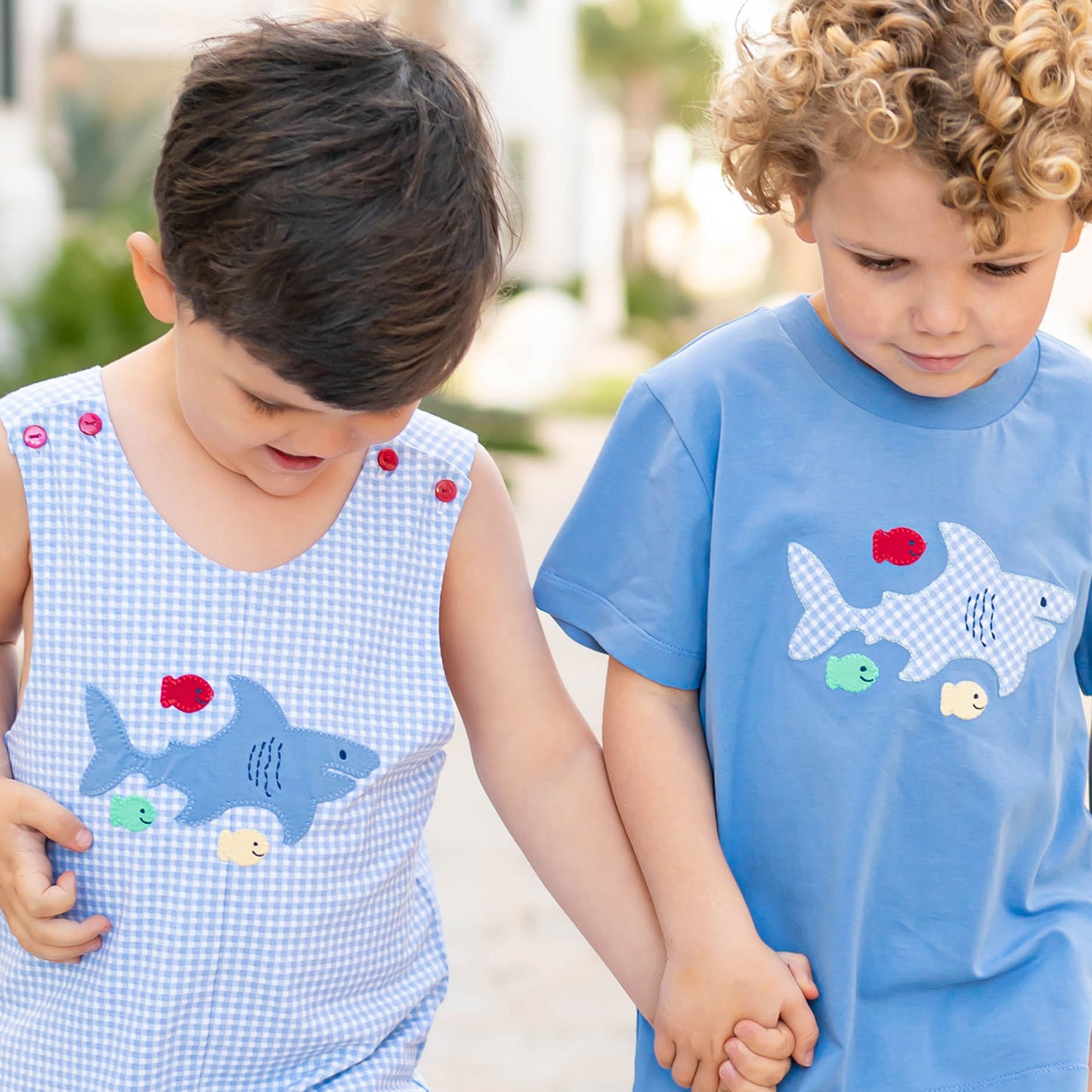 Boys Applique T Shirt - Shark Bait