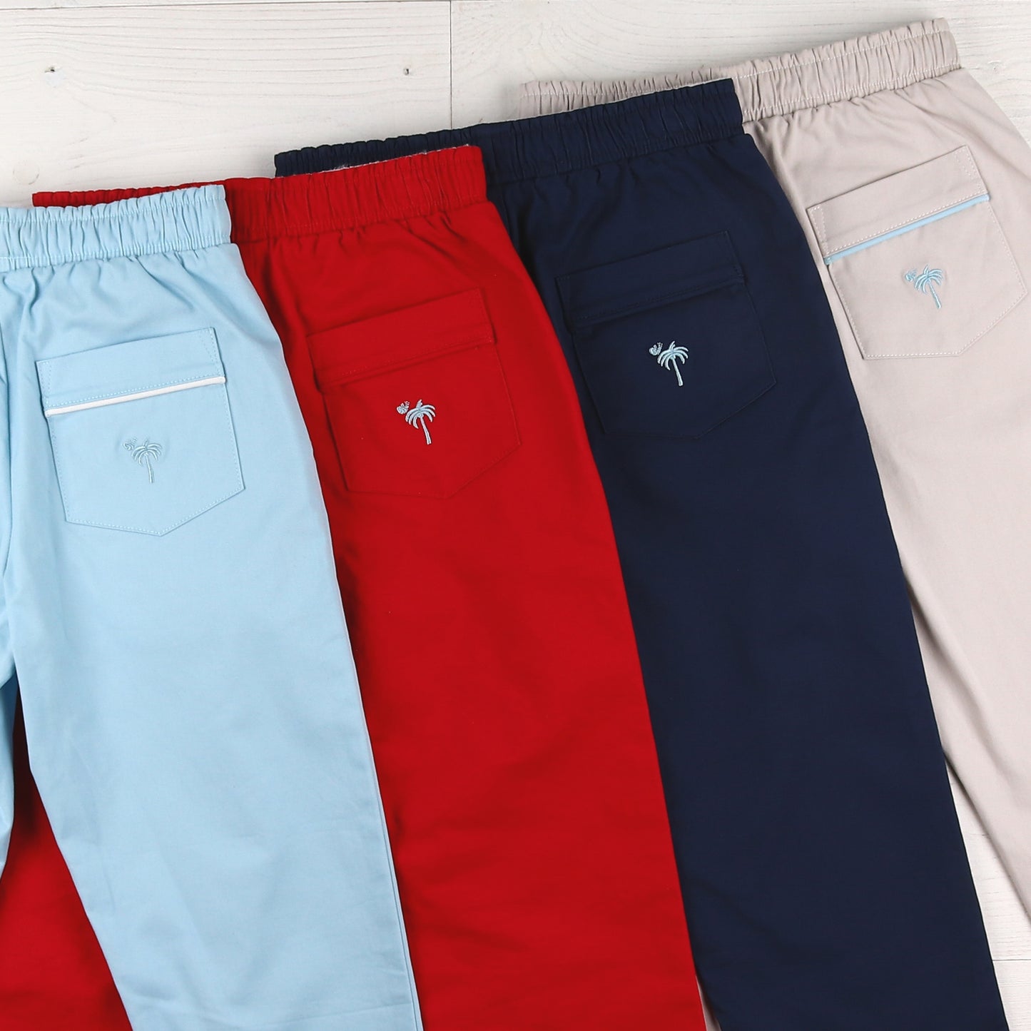 Boys Navy Twill Shrimp Pants