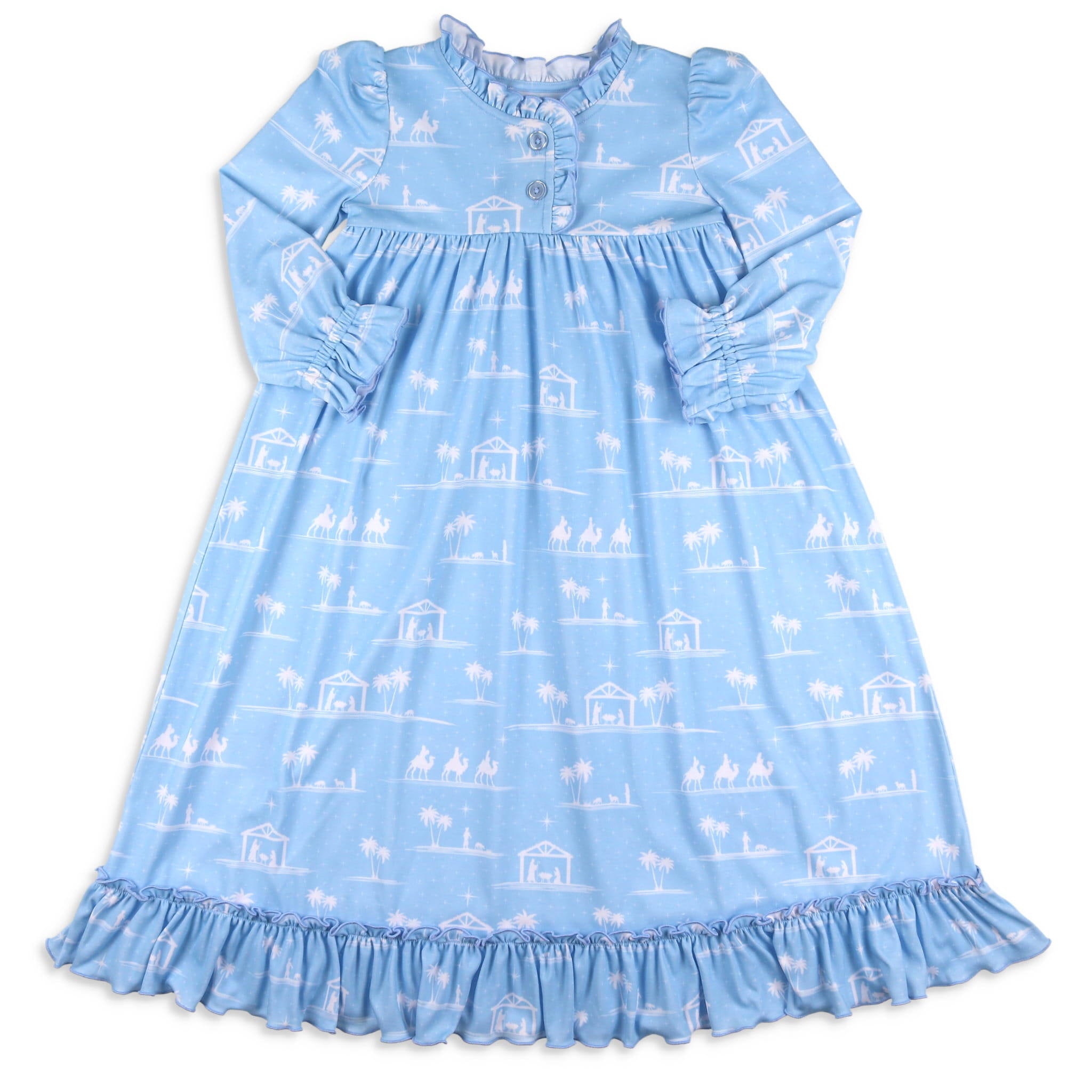 Girls Gown Silent Night Shrimp and Grits Kids