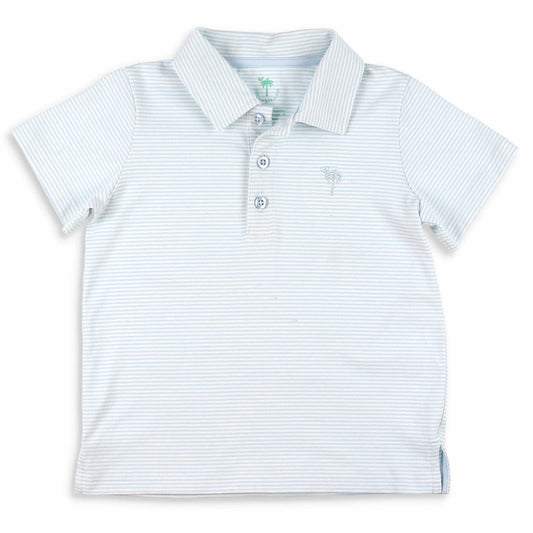 Sky Stripe Polo