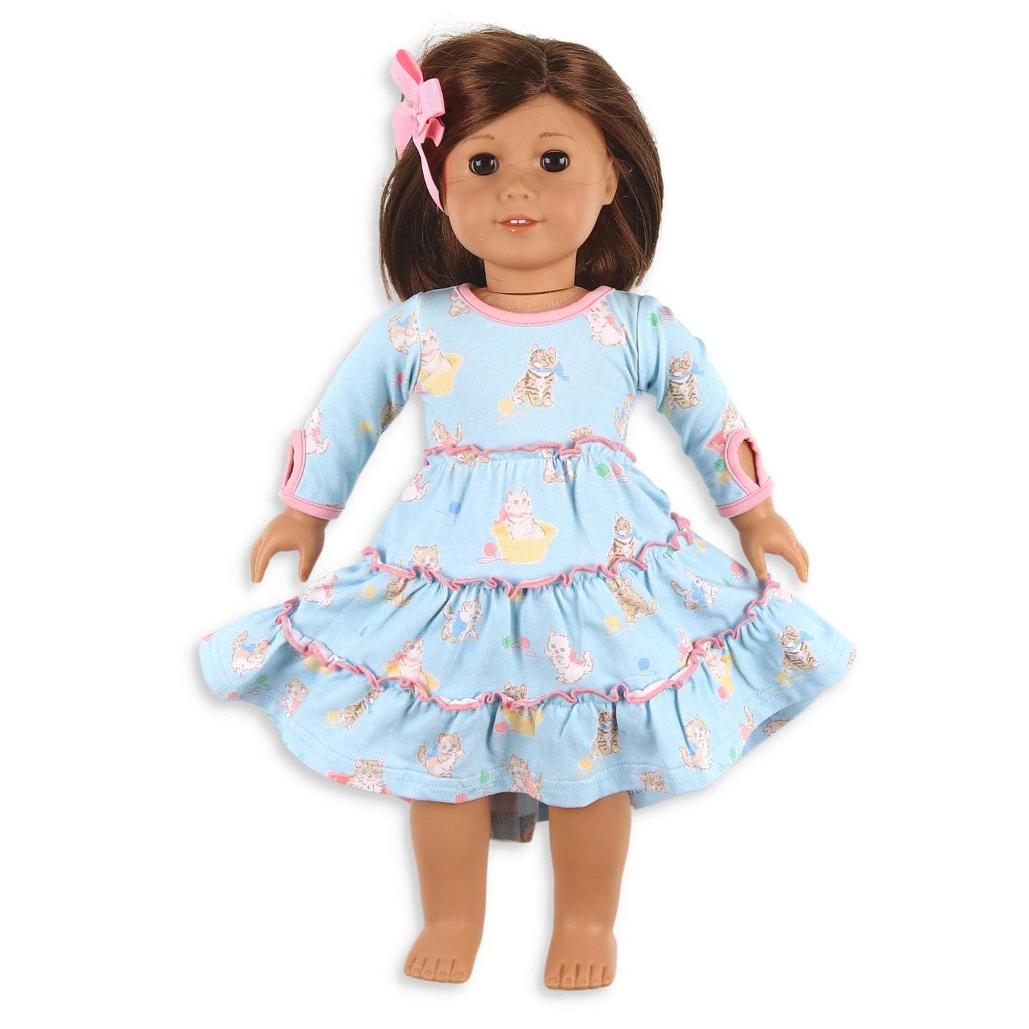 Girls Tier Doll Dress - Smitten Kitten