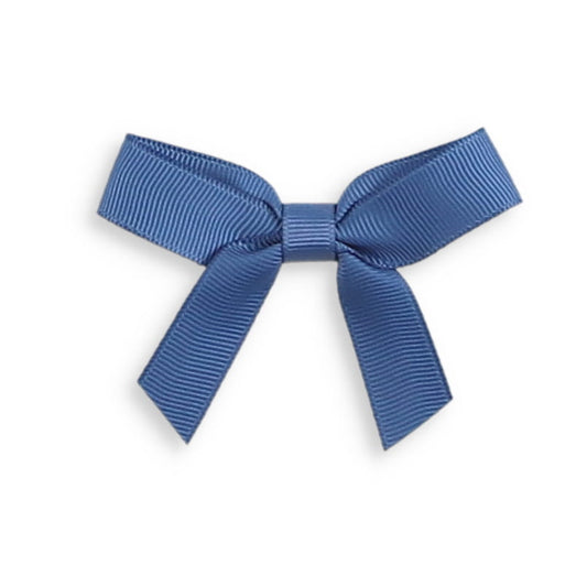 Smoke Blue Bitty Bow