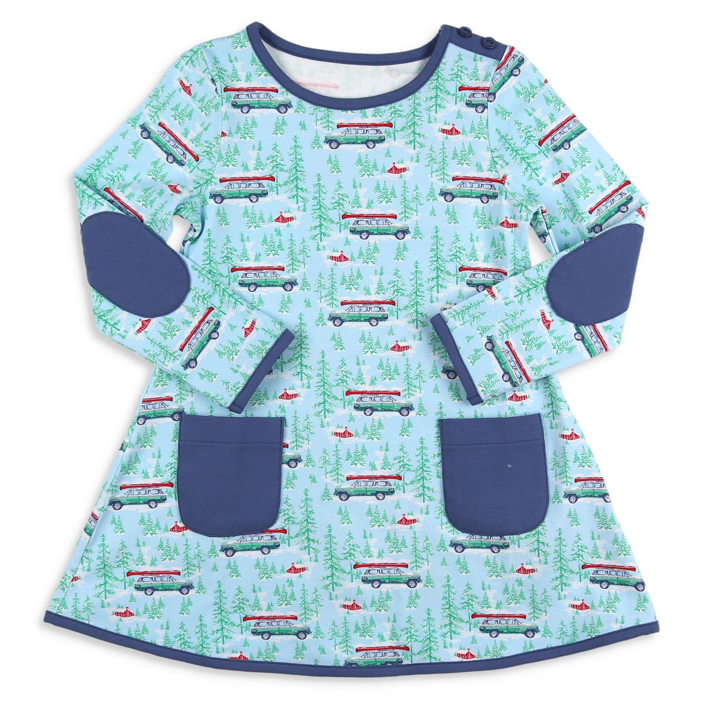 Girls Quinn Dress - Snow Day