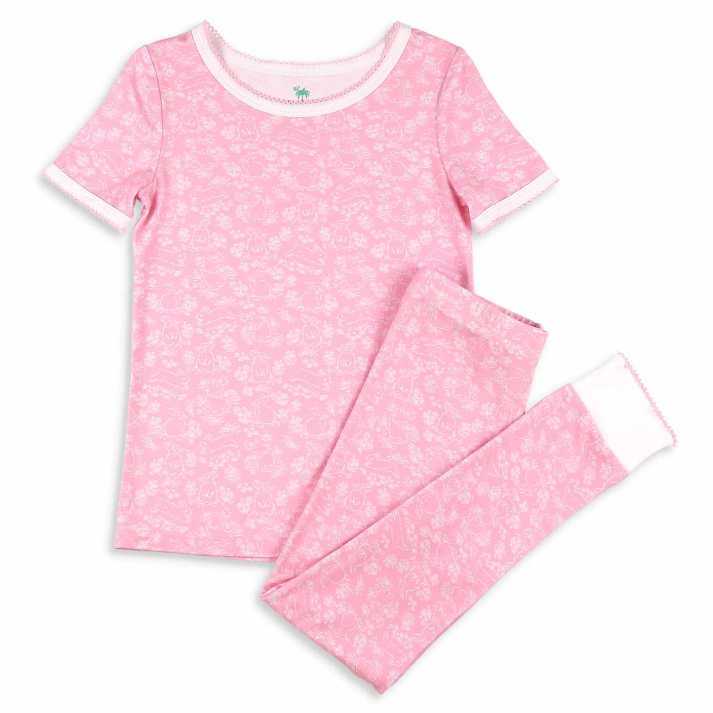 Snuggle Bunny Pink Bamboo Loungewear