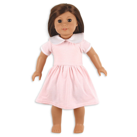 Sophie Stripe Collar Dress - Doll Dress