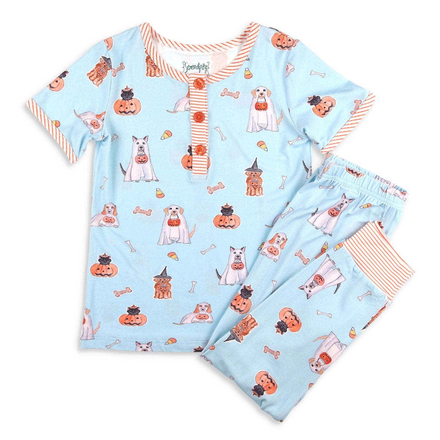 Spooky Animals Blue Loungewear