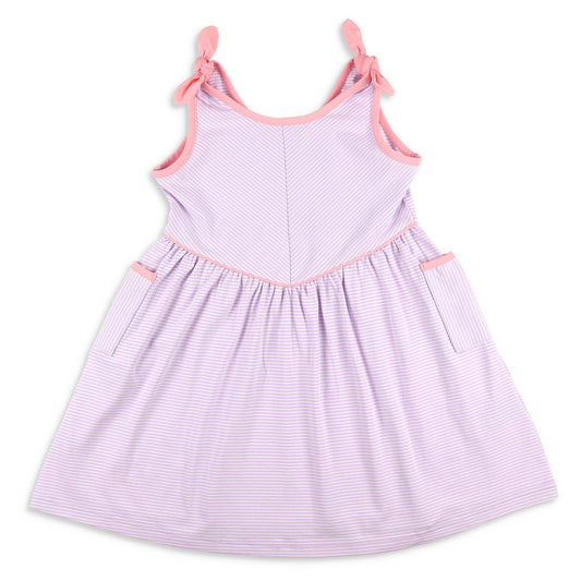 Girls Tie Dress - St. Simons Stripe (SAMPLE)