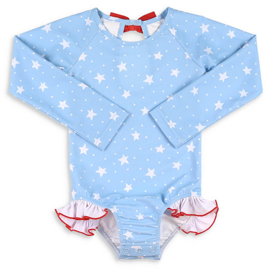 Star Spangled Rashguard Suit