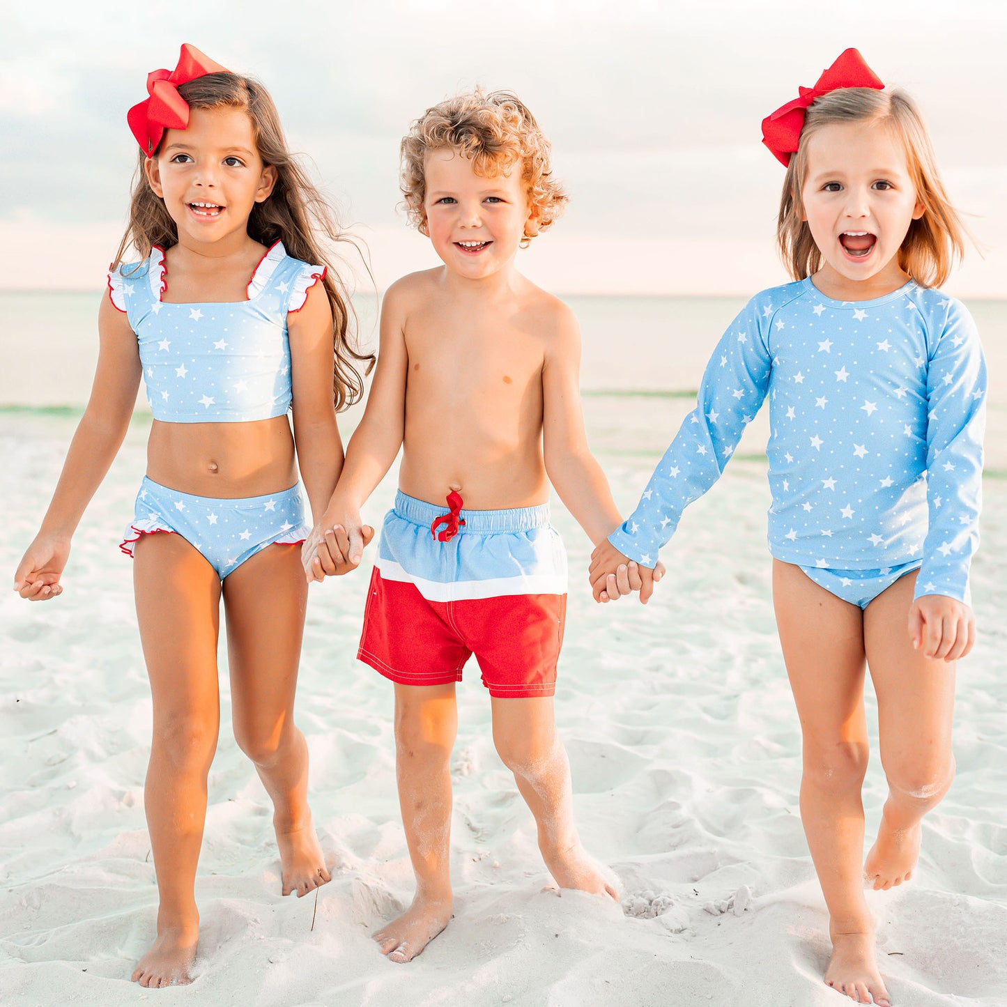 Star Spangled Rashguard Suit