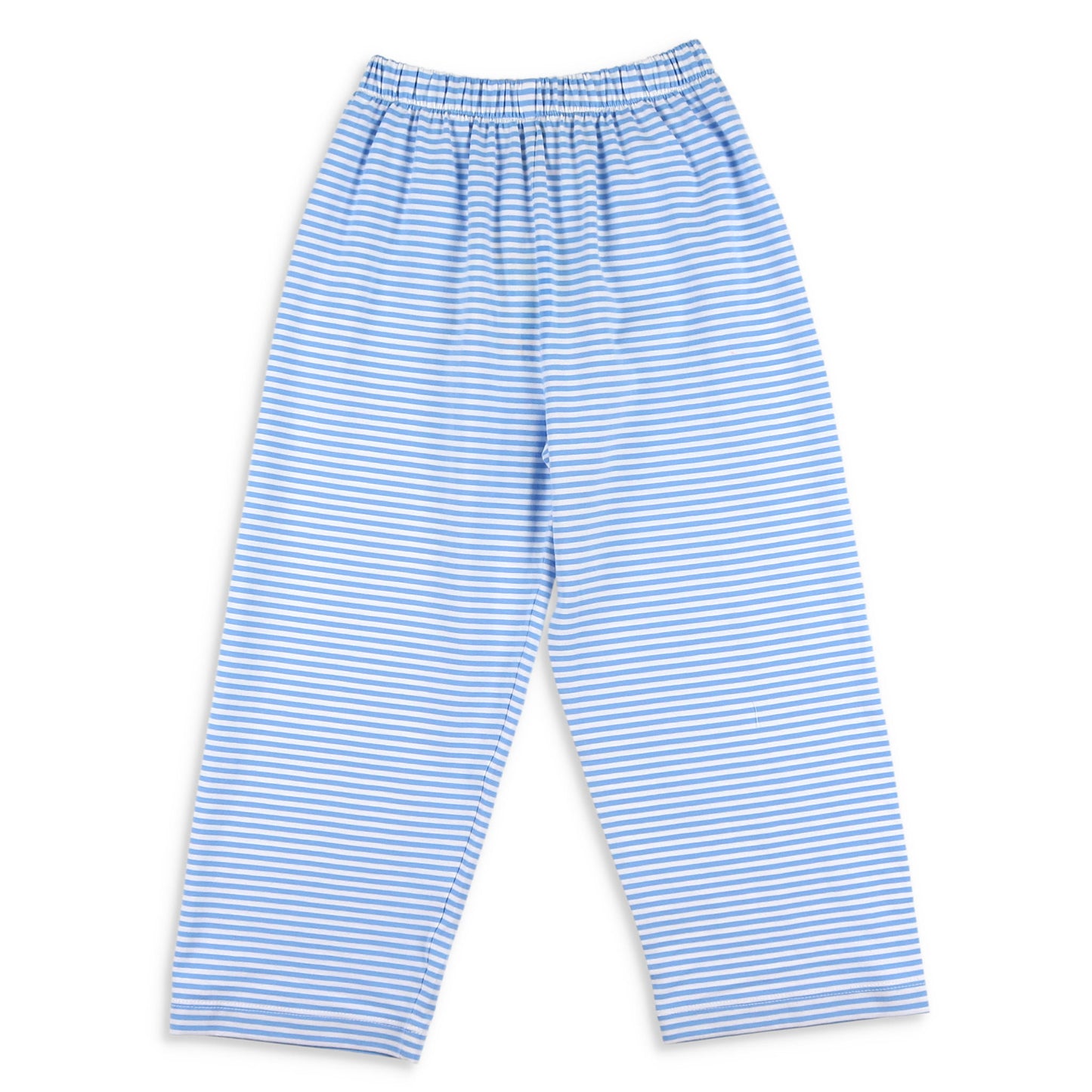 Boys Striped Pants - Steel Blue