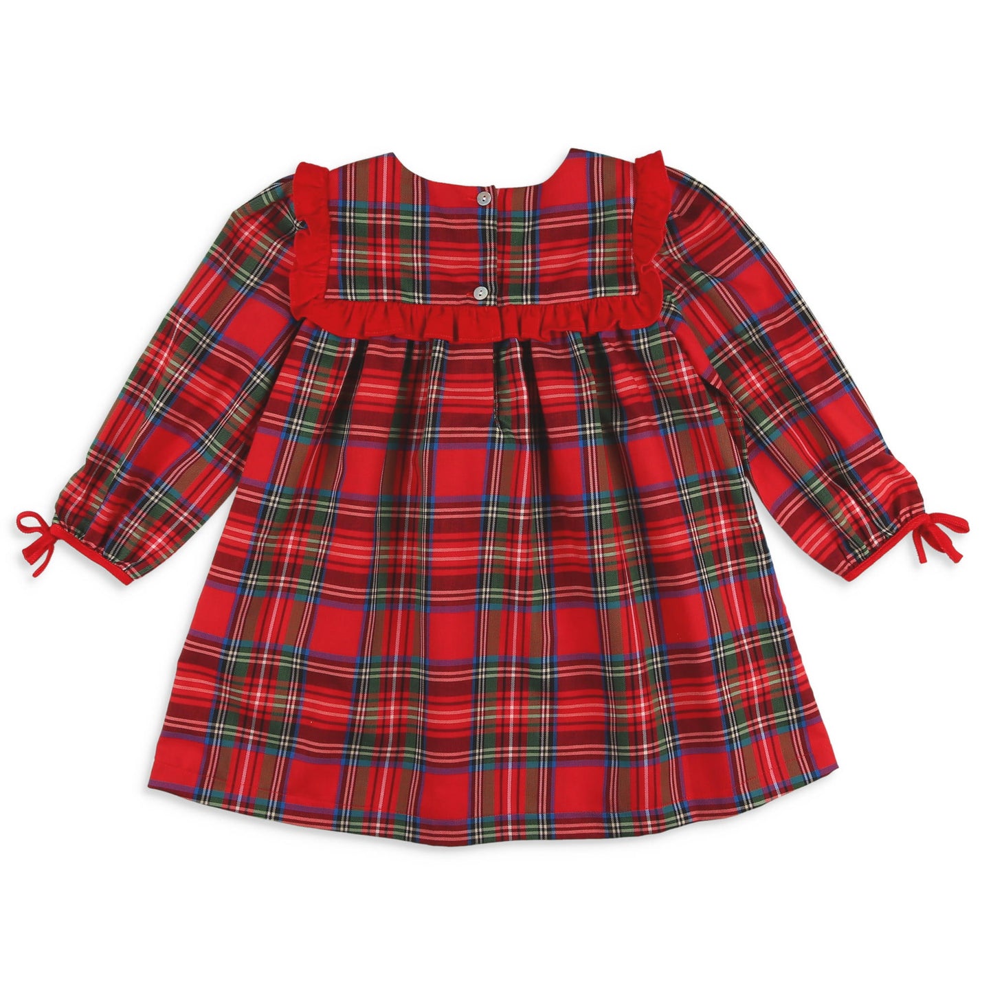 Girls Rebecca Dress - Stewart Plaid