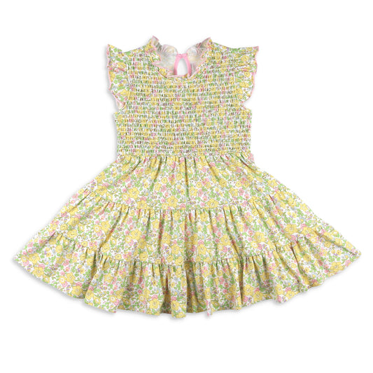 Sunny Blooms Smocked Dress