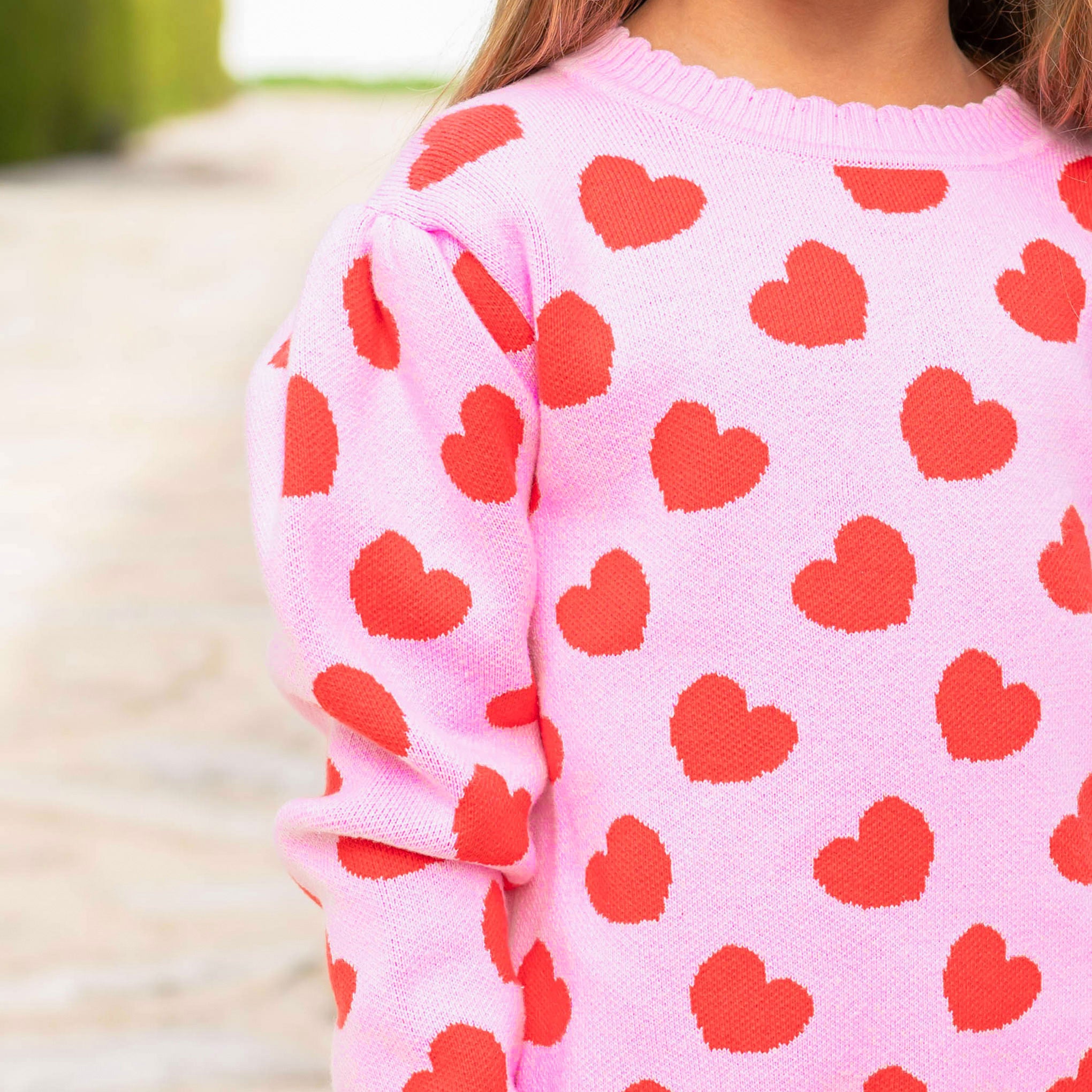 Girls Sweater - Sweetheart – Shrimp and Grits Kids