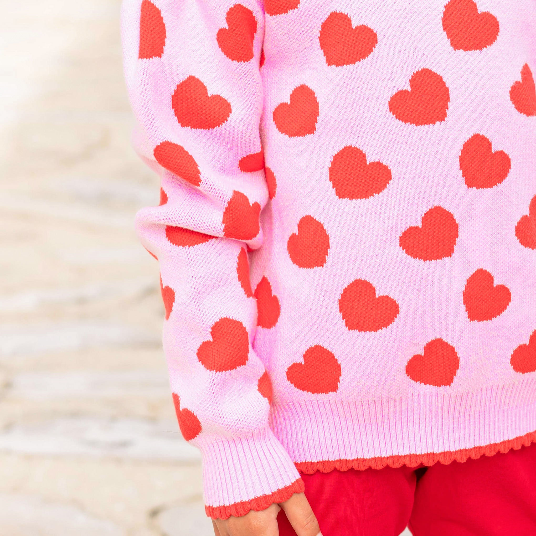 Girls Sweater - Sweetheart – Shrimp and Grits Kids