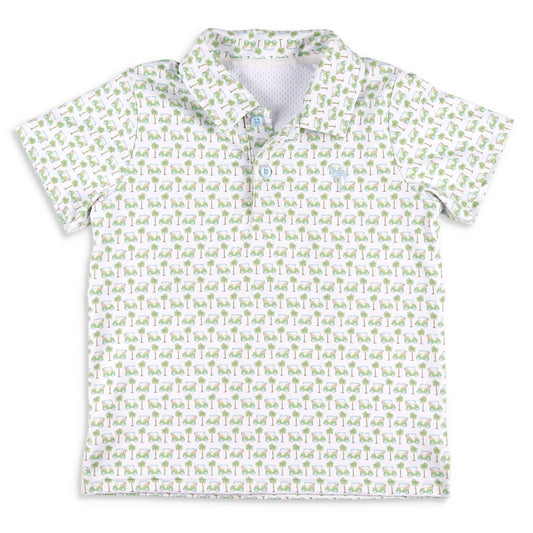 Boys Performance Polo - Tee Time