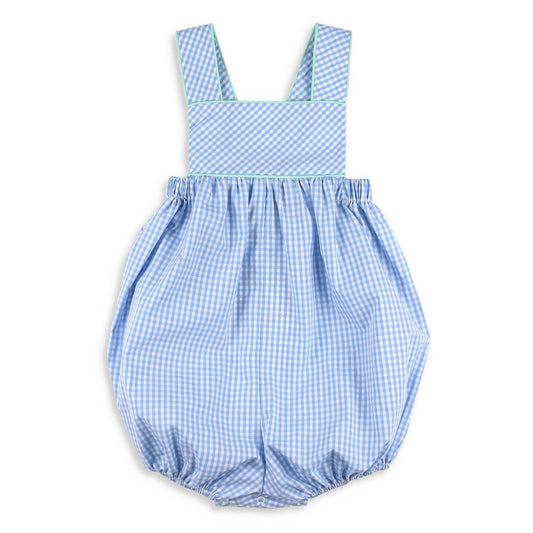 Boys Bubble - Timeless Blue Check