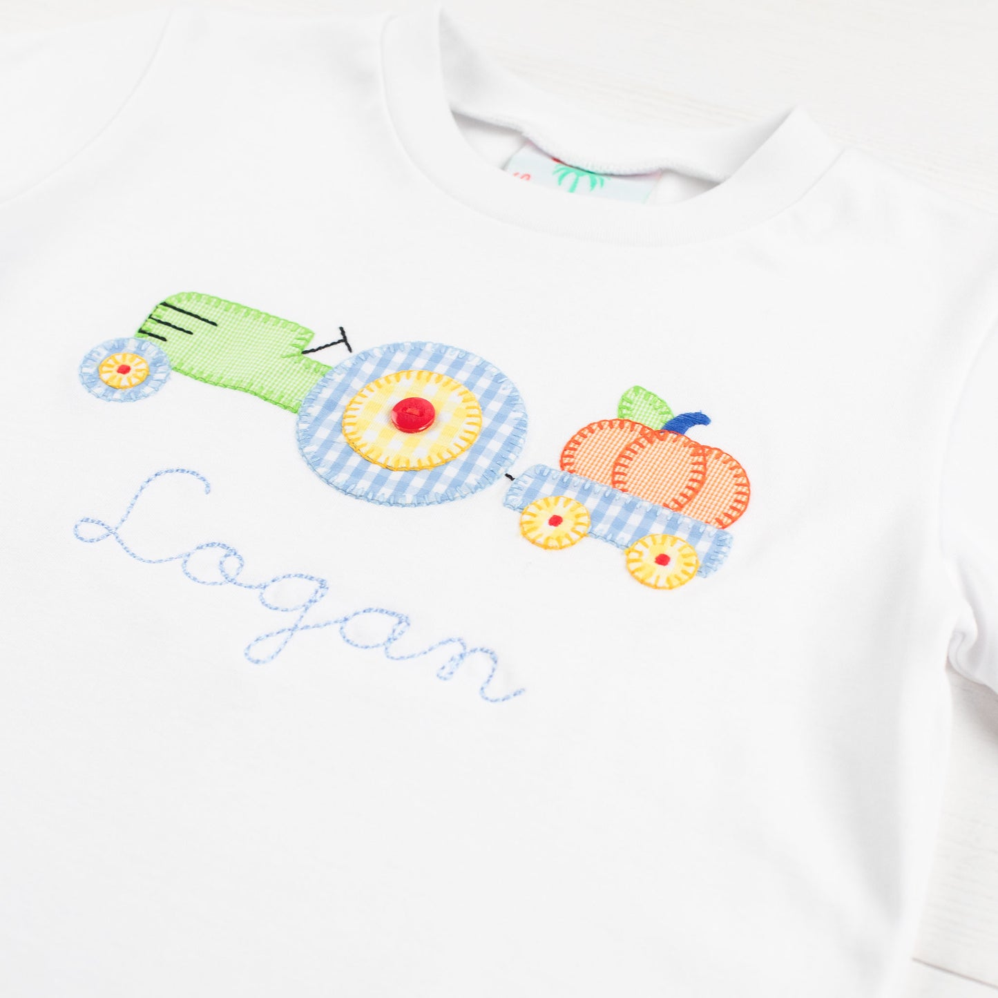 Boys Applique Tee And Short Set - Harvest Haul