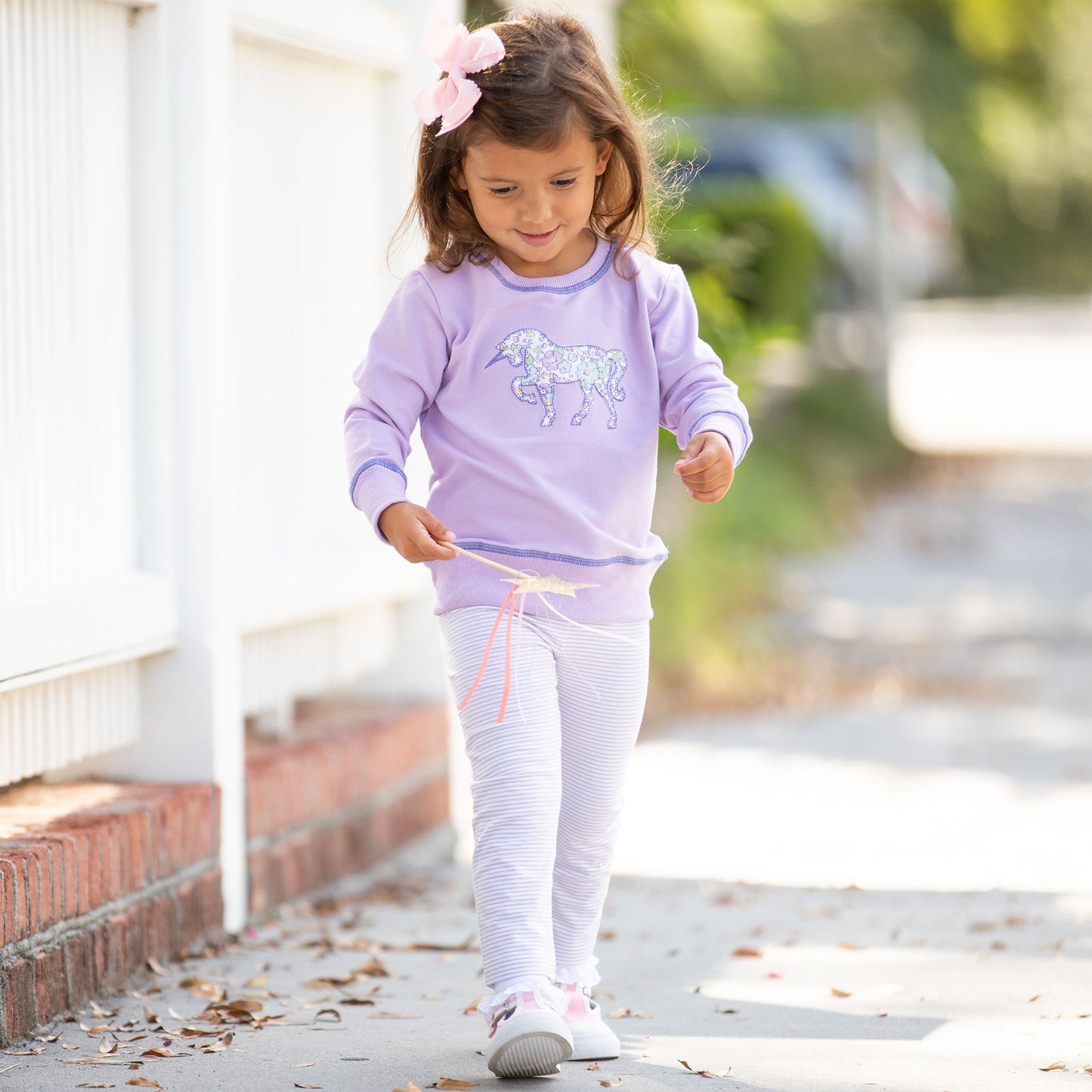 Girls Lavender Haze Sweatshirt - Unicorn